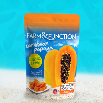 Frozen Papaya per case