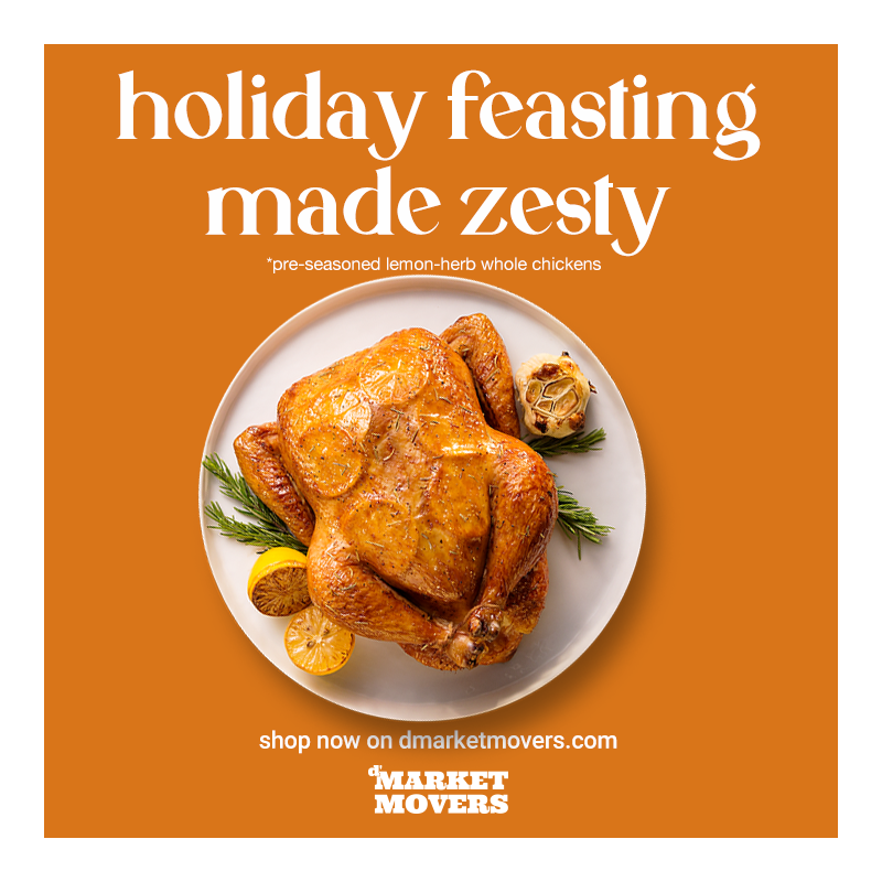 Pre Seasoned Whole Chicken- Citrus Herb