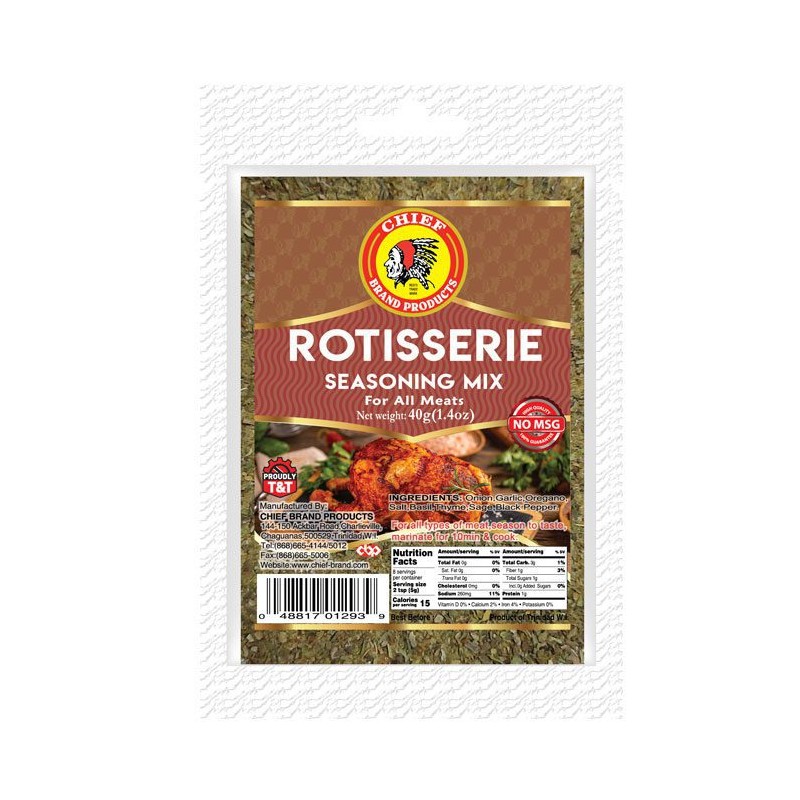 Rotisserie Seasoning- Chief Brand
