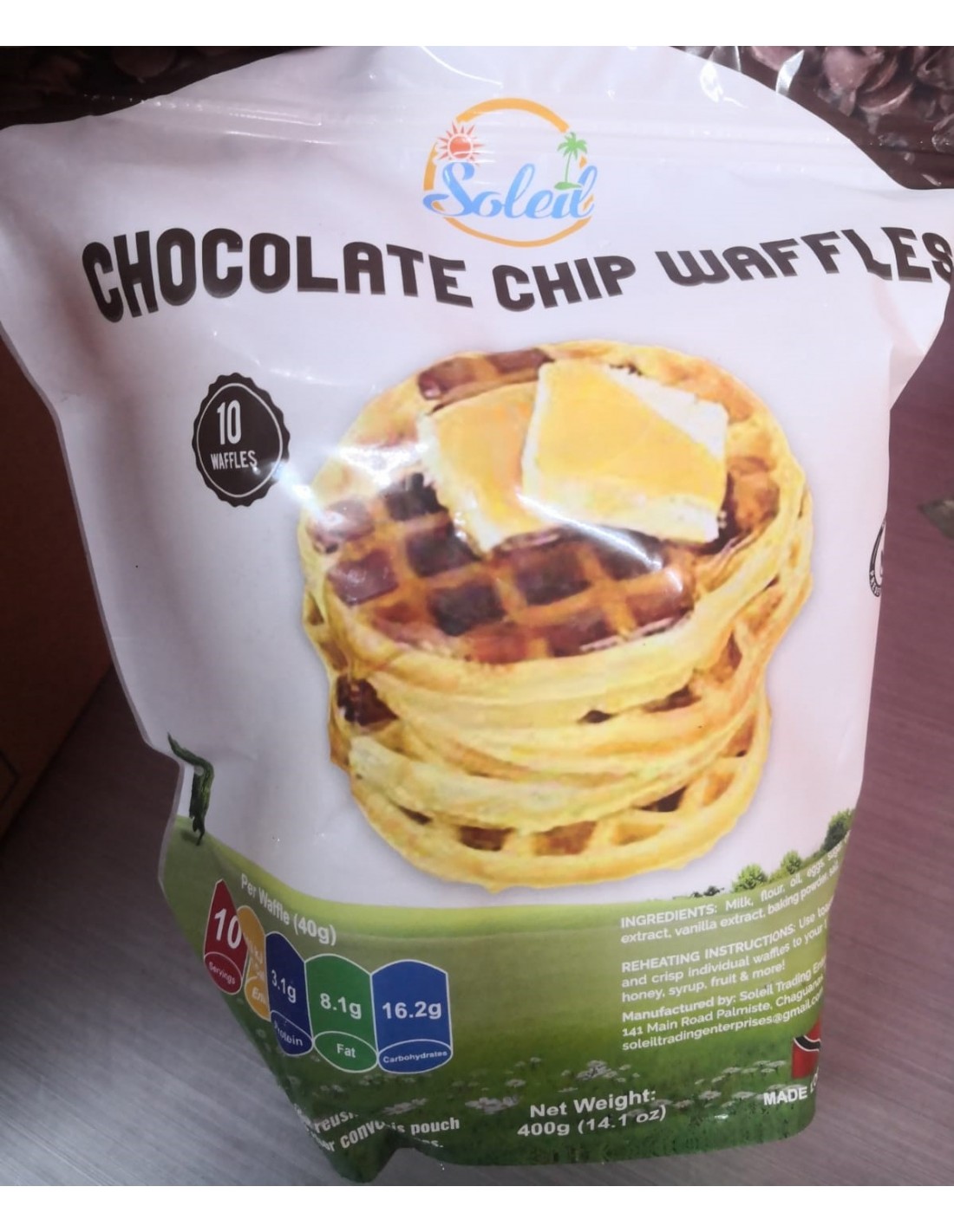 Chocolate Chip Waffles