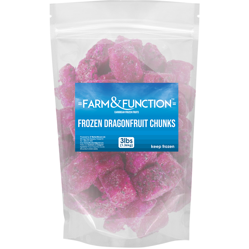 Frozen Dragon fruit Cubes (3 lbs)