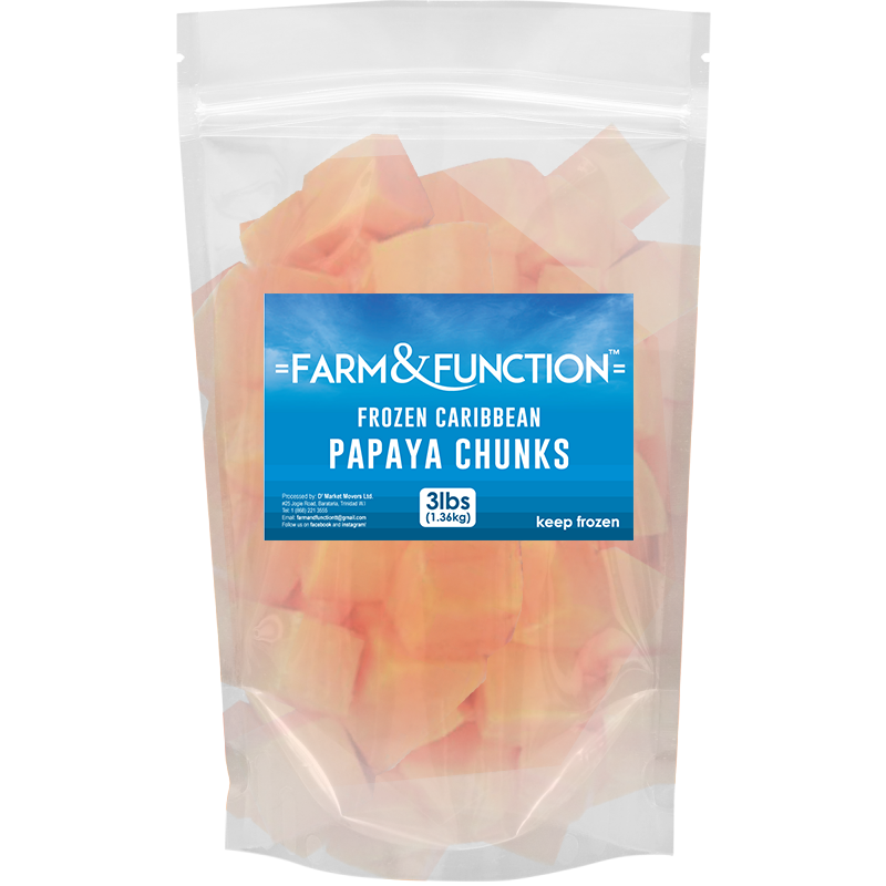 Frozen Papaya -3lb Bag