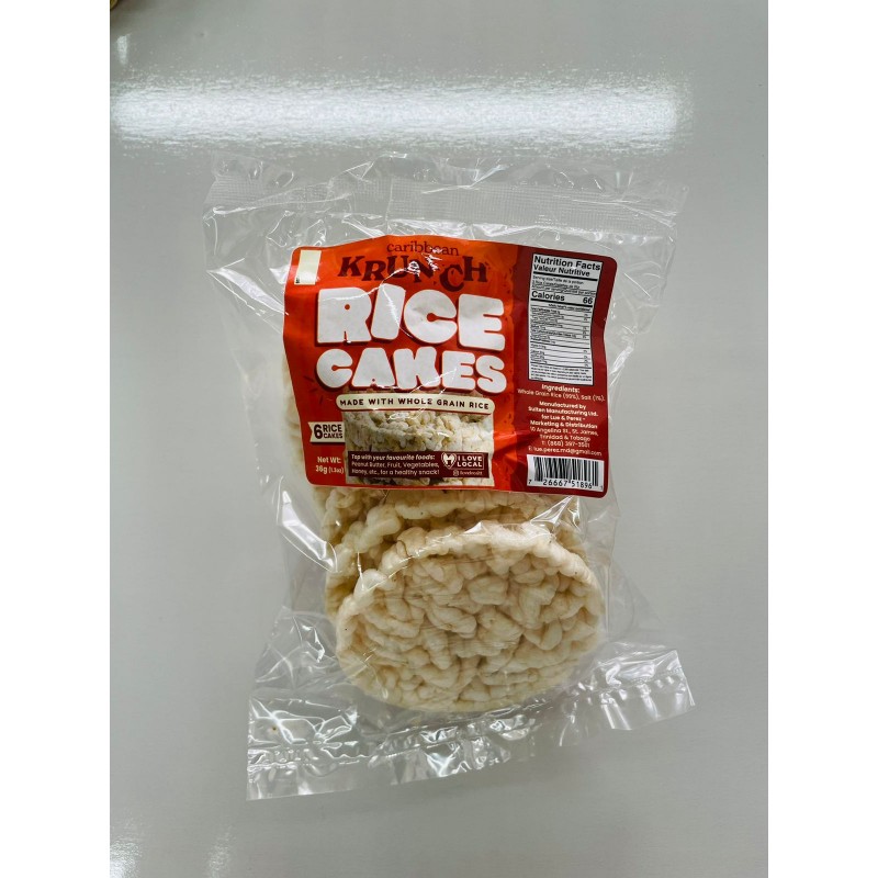 Caribbean Krunch Rice Cakes
