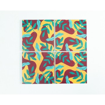 Honey Mustard Coaster Set...