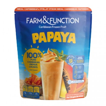 Frozen Papaya Chunks (454g)