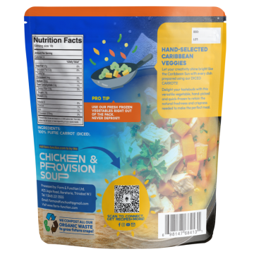 Frozen Diced Carrots (454g) 2